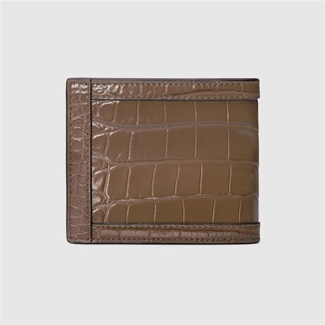 gucci crocodile wallet|cheapest Gucci wallet.